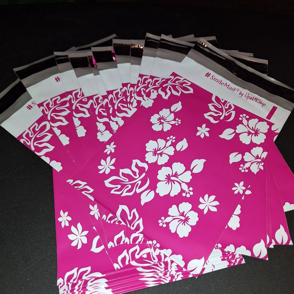 NWT -20ct. 6x9 🌺 Polymailers, Bonus: Random Thank You Cards And Stickers - Picture 4 of 4